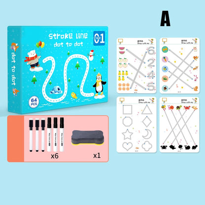 Magical Tracing Reusable Notebook For Kids