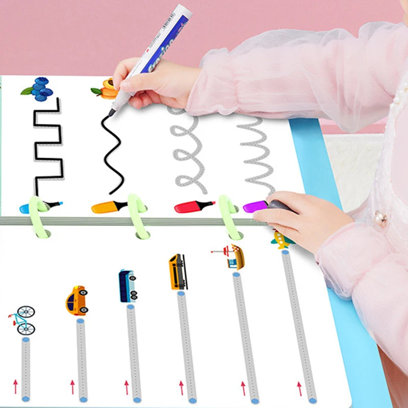 Magical Tracing Reusable Notebook For Kids