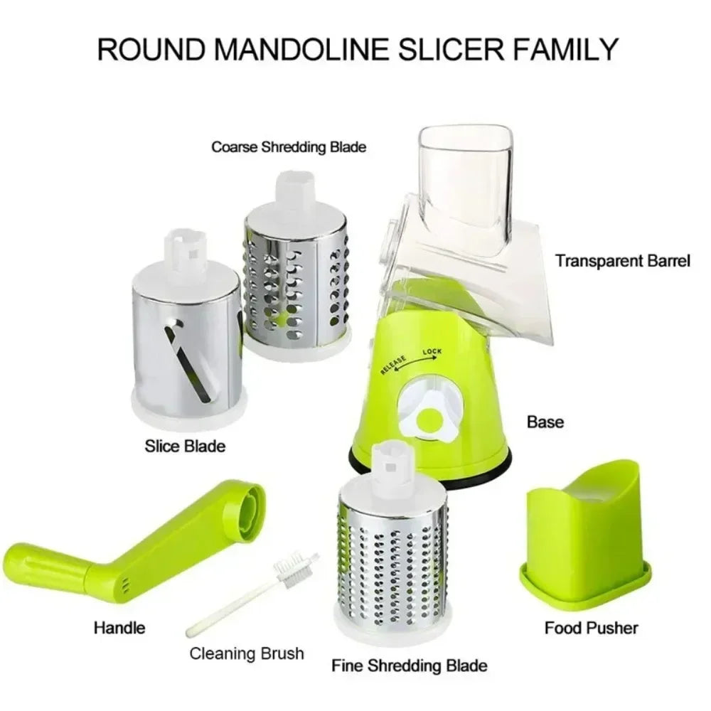 Drum Vegetable Cutter & Slicer