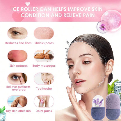 Silicon Facial Ice Roller