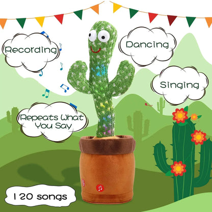 Cute Dancing and Talking Cactus Toy