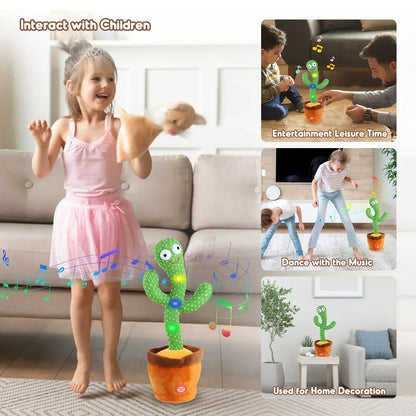 Cute Dancing and Talking Cactus Toy