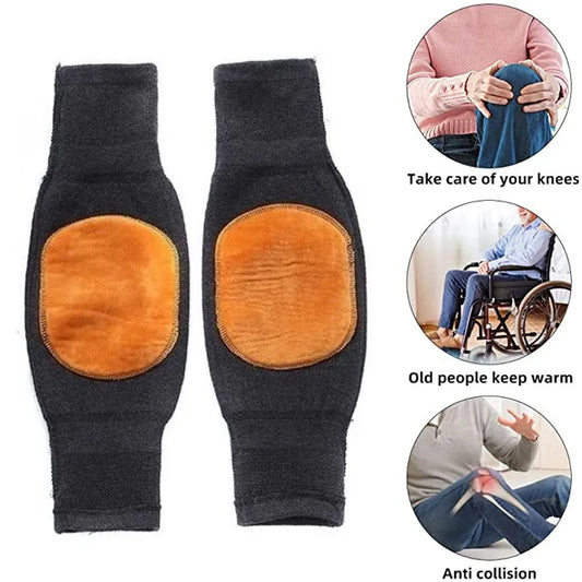 Warm Wool Knee Pads Pair