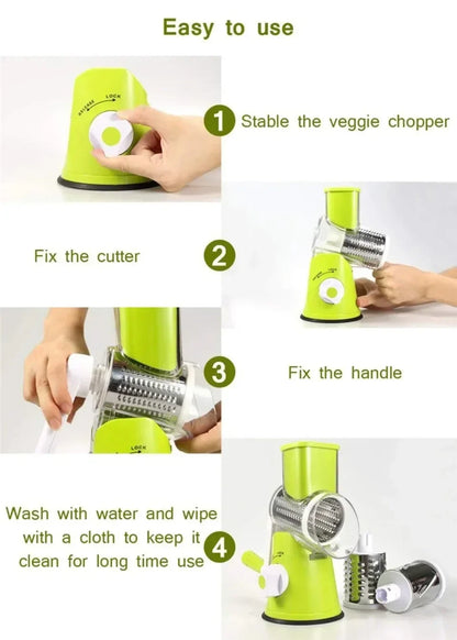 Drum Vegetable Cutter & Slicer