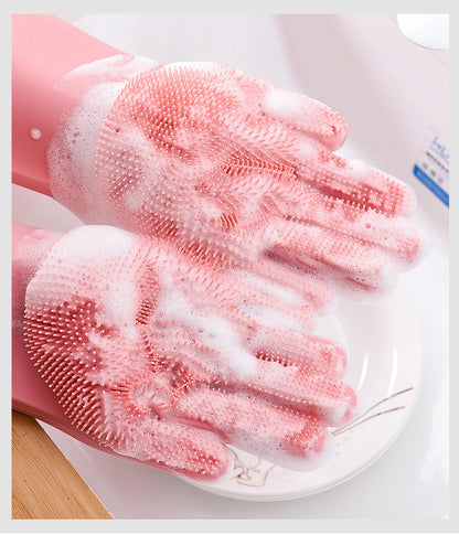 Silicone Dish Washing Gloves (pair)