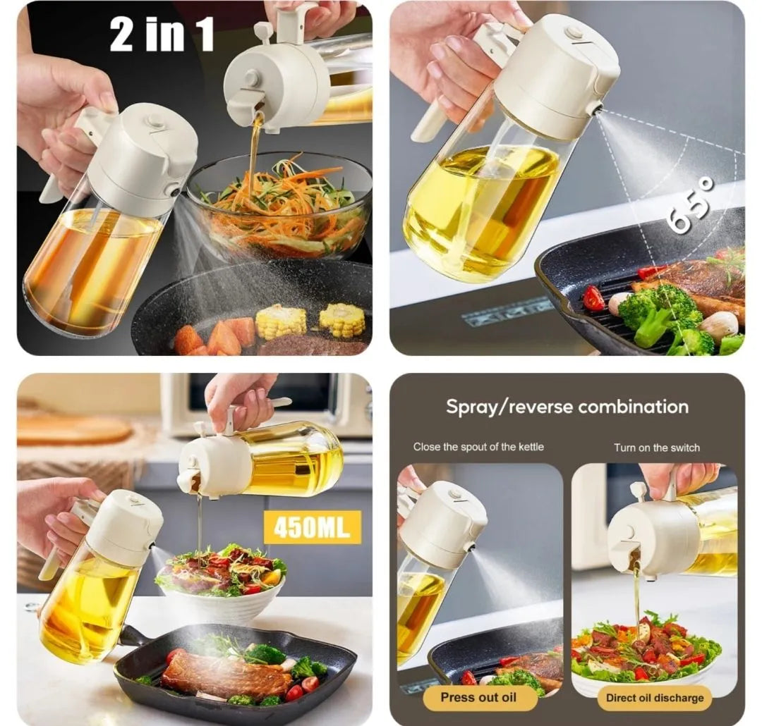 Viral 2 in 1 Oil Dispenser-Leakproof Design