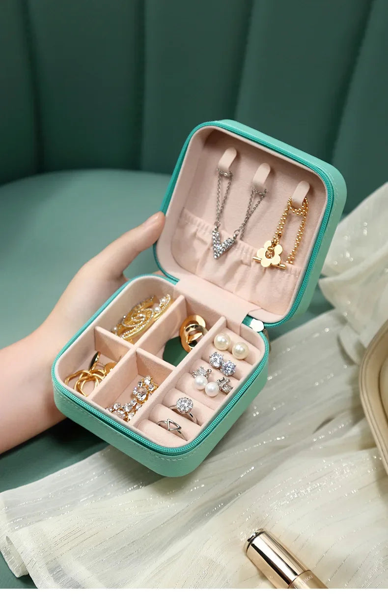 Mini Leather Jewellery Organizer