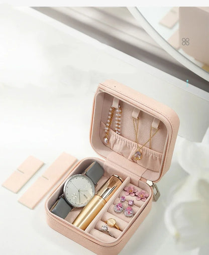 Mini Leather Jewellery Organizer