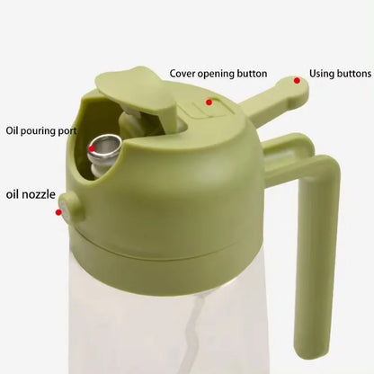 Viral 2 in 1 Oil Dispenser-Leakproof Design