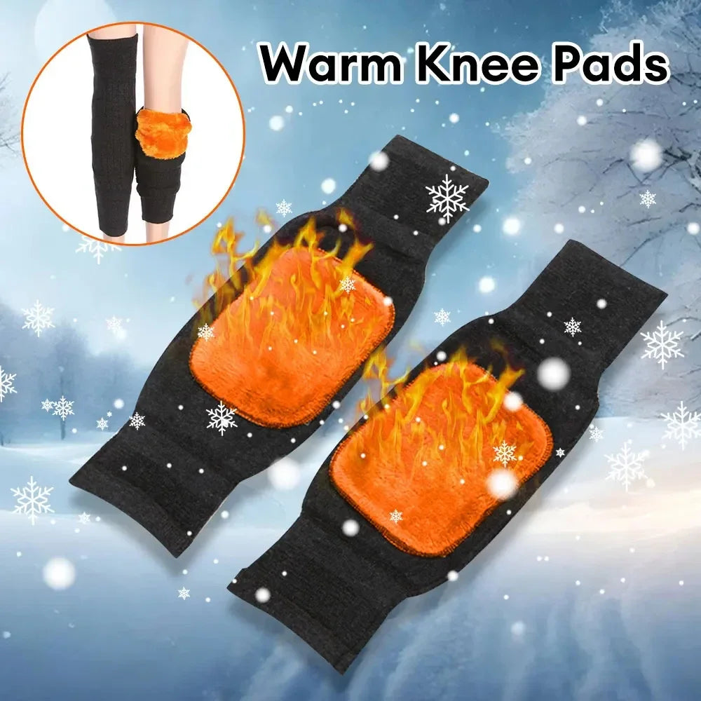 Warm Wool Knee Pads Pair