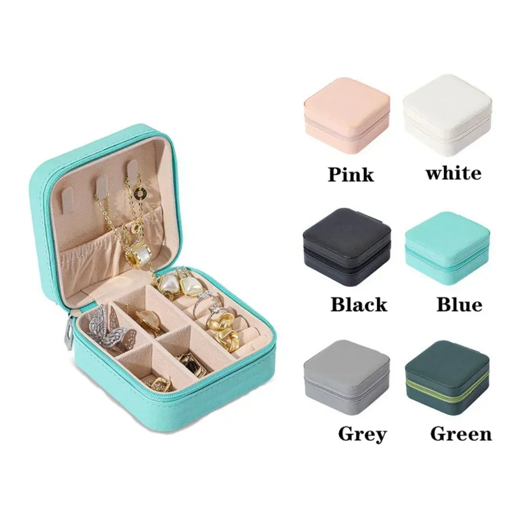 Mini Leather Jewellery Organizer