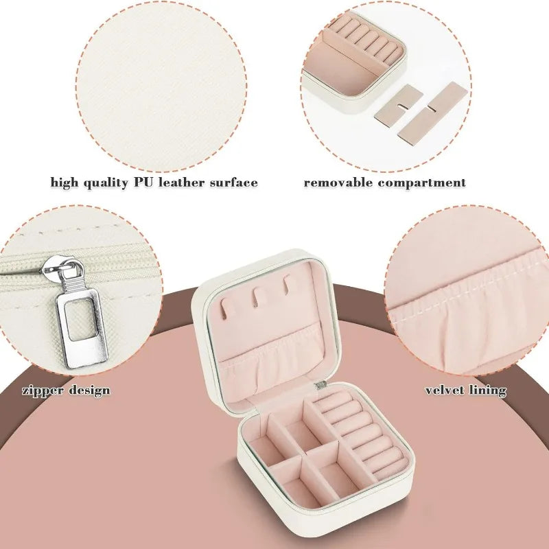 Mini Leather Jewellery Organizer