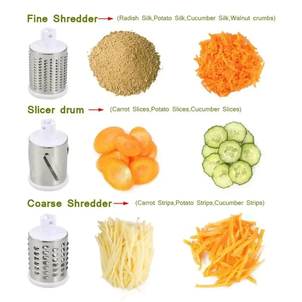 Drum Vegetable Cutter & Slicer