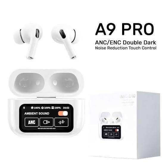 A9 Pro Touch Screen ANC Wireless Airpods